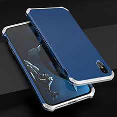 Funda Lujo Marco de Aluminio Carcasa para Apple iPhone Xs Multicolor
