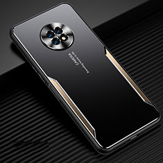 Funda Lujo Marco de Aluminio Carcasa para Huawei Enjoy 20 Plus 5G Oro