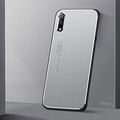 Funda Lujo Marco de Aluminio Carcasa para Huawei Honor 9X Plata