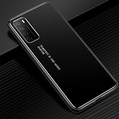 Funda Lujo Marco de Aluminio Carcasa para Huawei Honor Play4 5G Negro