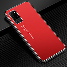 Funda Lujo Marco de Aluminio Carcasa para Huawei Honor Play4 Pro 5G Rojo