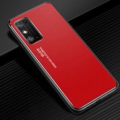 Funda Lujo Marco de Aluminio Carcasa para Huawei Honor X10 Max 5G Rojo