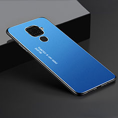 Funda Lujo Marco de Aluminio Carcasa para Huawei Mate 30 Lite Azul