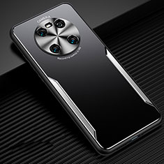 Funda Lujo Marco de Aluminio Carcasa para Huawei Mate 40 Plata