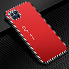 Funda Lujo Marco de Aluminio Carcasa para Huawei Nova 8 SE 5G Rojo