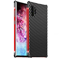 Funda Lujo Marco de Aluminio Carcasa para Samsung Galaxy Note 10 Plus 5G Rojo