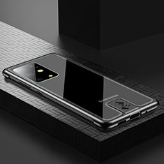 Funda Lujo Marco de Aluminio Carcasa para Samsung Galaxy S20 Plus Negro