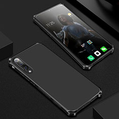 Funda Lujo Marco de Aluminio Carcasa para Xiaomi Mi A3 Lite Negro