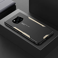 Funda Lujo Marco de Aluminio Carcasa para Xiaomi Poco X3 NFC Oro