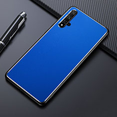 Funda Lujo Marco de Aluminio Carcasa T01 para Huawei Honor 20 Azul