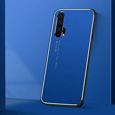 Funda Lujo Marco de Aluminio Carcasa T01 para Huawei Honor 20 Pro Azul