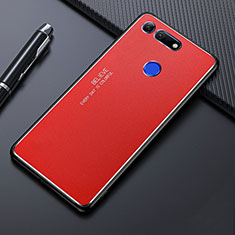 Funda Lujo Marco de Aluminio Carcasa T01 para Huawei Honor V20 Rojo