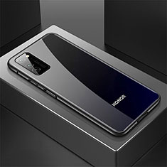Funda Lujo Marco de Aluminio Carcasa T01 para Huawei Honor V30 Pro 5G Negro