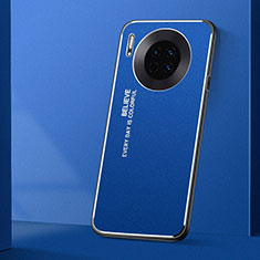 Funda Lujo Marco de Aluminio Carcasa T01 para Huawei Mate 30 Pro 5G Azul
