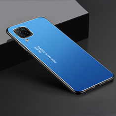 Funda Lujo Marco de Aluminio Carcasa T01 para Huawei Nova 7i Azul