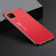 Funda Lujo Marco de Aluminio Carcasa T01 para Huawei Nova 7i Rojo