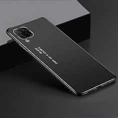 Funda Lujo Marco de Aluminio Carcasa T01 para Huawei P40 Lite Negro