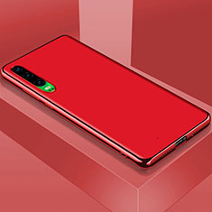 Funda Lujo Marco de Aluminio Carcasa T02 para Huawei P30 Rojo