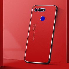 Funda Lujo Marco de Aluminio Carcasa T04 para Huawei Honor View 20 Rojo