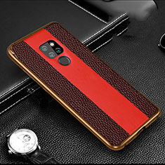 Funda Lujo Marco de Aluminio Carcasa T05 para Huawei Mate 20 Marron