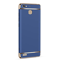 Funda Lujo Marco de Aluminio para Huawei G8 Mini Azul