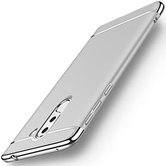 Funda Lujo Marco de Aluminio para Huawei Honor 6X Pro Plata