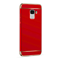 Funda Lujo Marco de Aluminio para Huawei Honor 7 Rojo