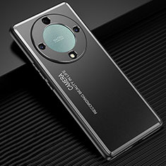 Funda Lujo Marco de Aluminio y Silicona Carcasa Bumper JL1 para Huawei Honor Magic6 Lite 5G Negro