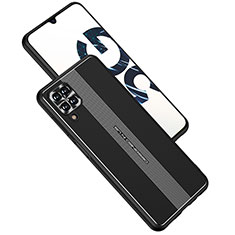 Funda Lujo Marco de Aluminio y Silicona Carcasa Bumper JL1 para Samsung Galaxy M12 Negro