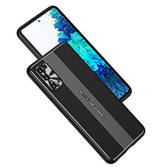Funda Lujo Marco de Aluminio y Silicona Carcasa Bumper JL1 para Samsung Galaxy S20 Plus 5G Negro