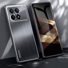 Funda Lujo Marco de Aluminio y Silicona Carcasa Bumper JL1 para Xiaomi Redmi K70 Pro 5G Negro