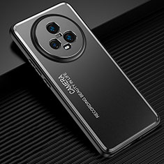 Funda Lujo Marco de Aluminio y Silicona Carcasa Bumper JL2 para Huawei Honor Magic5 5G Negro