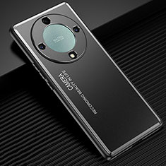 Funda Lujo Marco de Aluminio y Silicona Carcasa Bumper JL2 para Huawei Honor Magic5 Lite 5G Negro