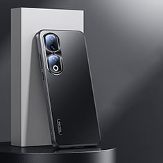 Funda Lujo Marco de Aluminio y Silicona Carcasa Bumper para Huawei Honor 90 Pro 5G Negro