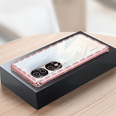 Funda Silicona Carcasa Goma Bling-Bling AT2 para Huawei Honor 70 Pro 5G Rosa