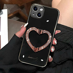 Funda Silicona Carcasa Goma Bling-Bling JL1 para Apple iPhone 14 Negro