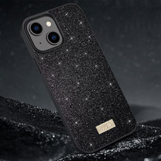 Funda Silicona Carcasa Goma Bling-Bling LD1 para Apple iPhone 14 Negro