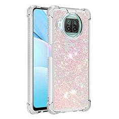 Funda Silicona Carcasa Goma Bling-Bling S01 para Xiaomi Mi 10T Lite 5G Rosa