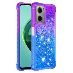 Funda Silicona Carcasa Goma Bling-Bling S02 para Xiaomi Redmi Note 11E 5G Morado