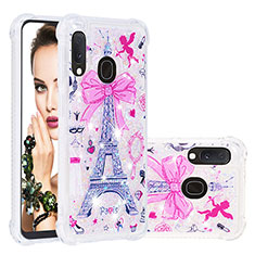 Funda Silicona Carcasa Goma Bling-Bling S04 para Samsung Galaxy A20e Multicolor