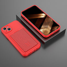 Funda Silicona Carcasa Goma KC1 para Apple iPhone 14 Plus Rojo