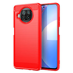 Funda Silicona Carcasa Goma Line C01 para Xiaomi Mi 10T Lite 5G Rojo