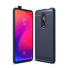 Funda Silicona Carcasa Goma Line C01 para Xiaomi Mi 9T Pro Azul