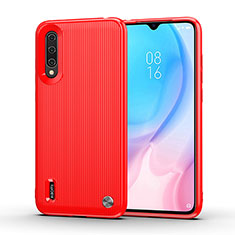 Funda Silicona Carcasa Goma Line C01 para Xiaomi Mi A3 Rojo