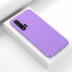 Funda Silicona Carcasa Goma Line C02 para Huawei Nova 6 Morado