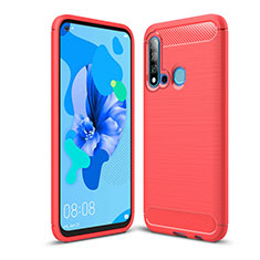 Funda Silicona Carcasa Goma Line C02 para Huawei P20 Lite (2019) Rojo