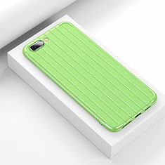 Funda Silicona Carcasa Goma Line C02 para Oppo R17 Neo Verde