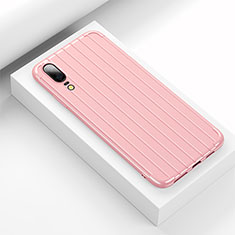 Funda Silicona Carcasa Goma Line C03 para Huawei P20 Rosa