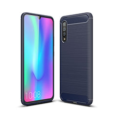 Funda Silicona Carcasa Goma Line C04 para Samsung Galaxy A70 Azul