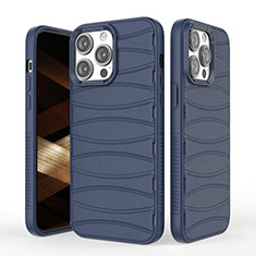 Funda Silicona Carcasa Goma Line KC1 para Apple iPhone 13 Pro Max Azul